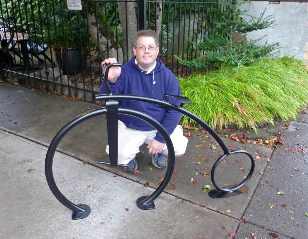 Bike Racks in Downtown Gresham